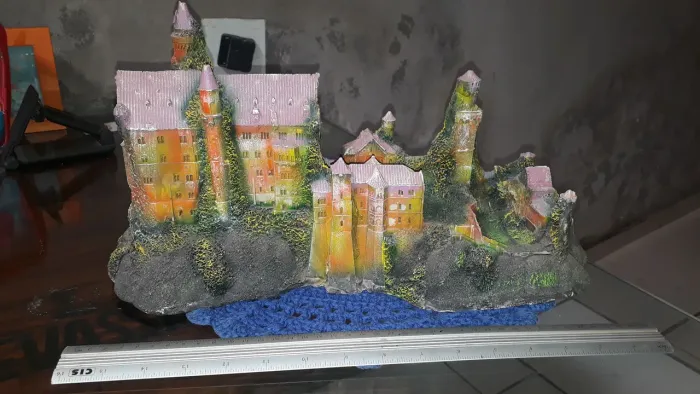Decoração para aquário grande
