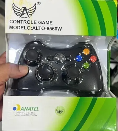 Controle Xbox 360 Sem Fio Wireless Joystick