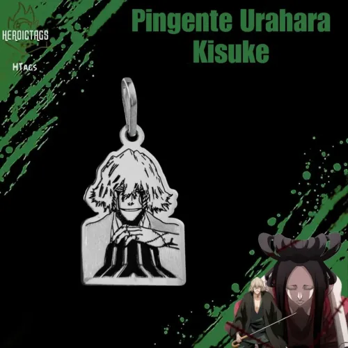 Pingente de Prata Urahara Kisuke - Bleach