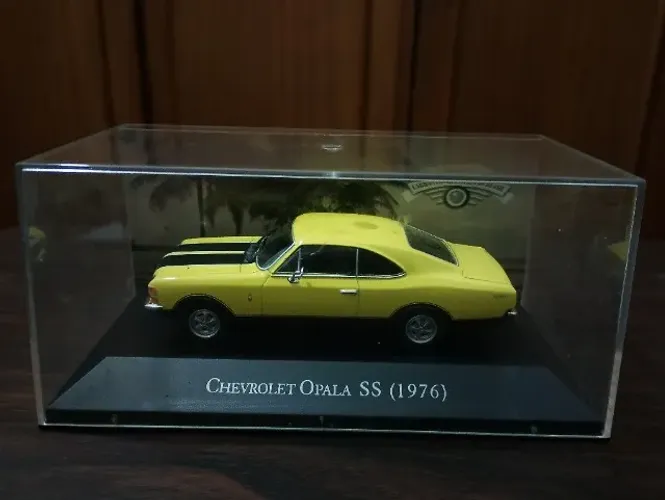 Chevrolet Opala SS 76 Amarelo - Coleção Carros Inesquecíveis Do Brasil - Escala 1:43