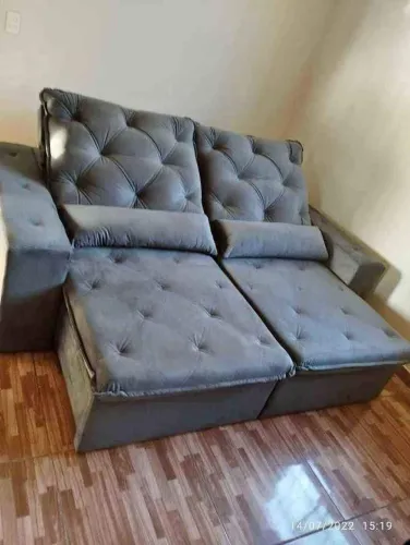 Sofá retrátil e reclinável luxo
