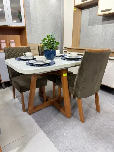 MESA DE JANTAR LUCCAS 4 LUGARES