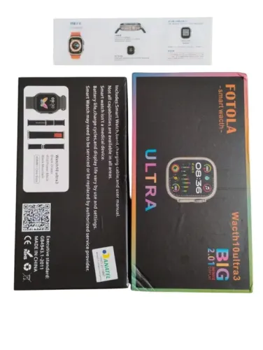Smartwatch watch 10 Ultra 3 Big 2.01 de tela
