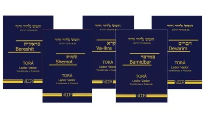 A LEI DE MOISÉS (TORAH) EM KIT DE 5 VOLUMES 
