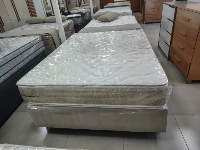 Cama box espuma D 33 selado  completa