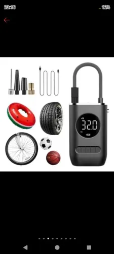 Mini Compressor de Ar Portátil - Encha seus pneus com facilidade!