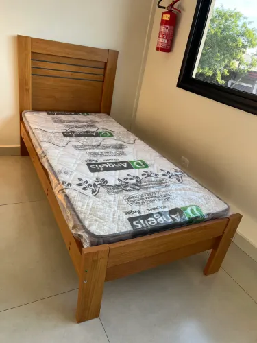 Cama de Solteiro com Colchão D23 BLACK WOW