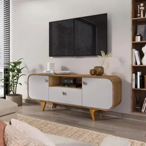 Rack Noronha Para Tv de 55" 2 Portas 1 Gaveta -SUPER OFERTA!