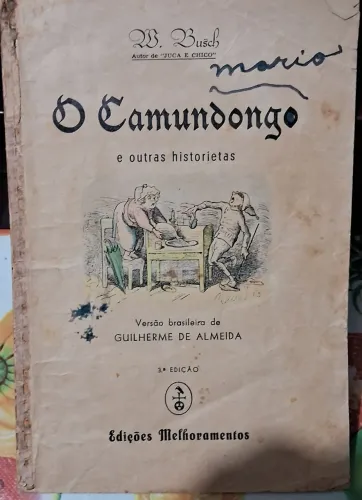 Raro livro infantil O Camomdongo