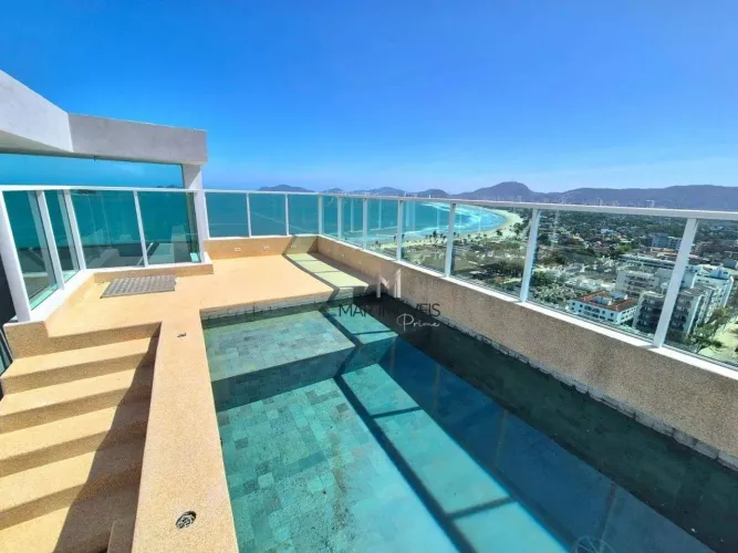 Cobertura duplex em prédio NOVO a 100 metros da praia da Enseada no Guarujá!