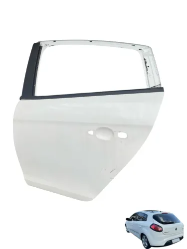Porta Fiat Bravo Essence 2012 2013 Traseiro Esquerdo Traseira Esquerdo Branco