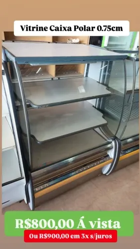 VITRINE CAIXA 74M POLAR USADA