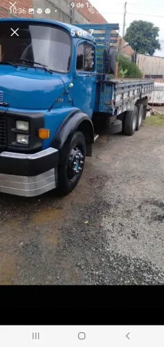 Mercedes Bens 1113 turbo freia ar cara preta truck