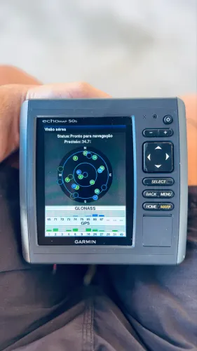 Sonar gps Garmin Echomap 50s Completo