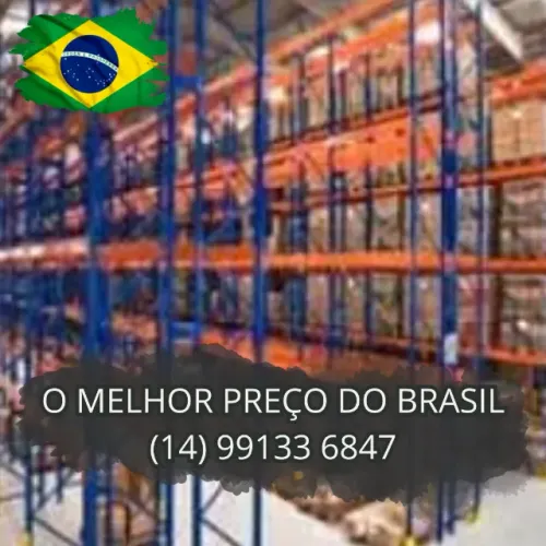 Porta palete estrutura de aço p/ armazenagem de produtos