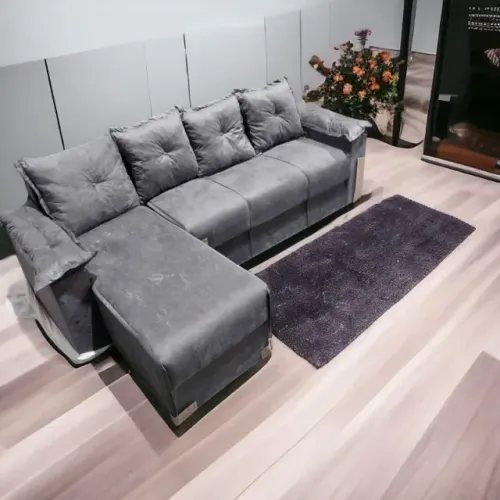Sofá 4 Lugares com Chaise - Conforto e Elegância