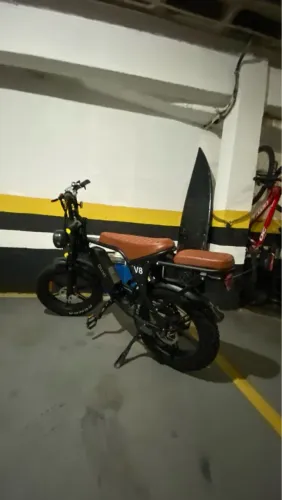 Bicicleta Elétrica Quxi V8 (um ano de seguro diamante pago)