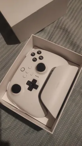 Manete 8bitdo sem fio ultimate branca 