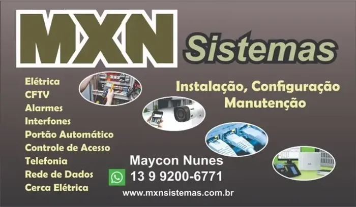 Eletricista/Manutenção de Portão Automático/Câmeras CFTV/ Interfones/Controle Acesso
