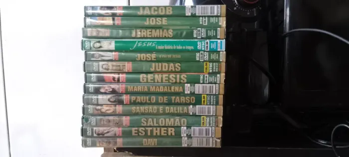 Lote com 13 DVDs, Coleção da Bíblia sagrada  - Filmes Bíblicos