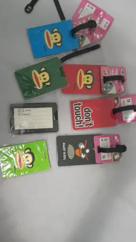 Kit de 4 etiquetas tag  para malas - Diversas marcas - Novo