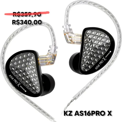 FONE PROFISSIONAL AS16PRO X - RETORNO DE PALCO LACRADO PROMOÇÃO