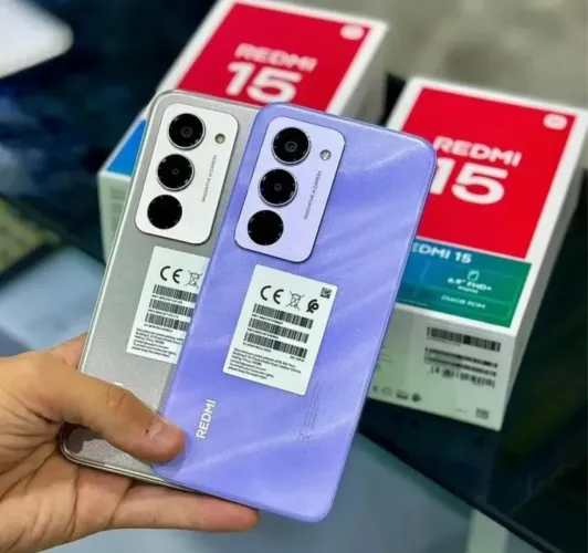Celular Redmi 15 256/08 $1250,00 Lacrado Entrega Grátis Preto Roxo Prata Garantia 