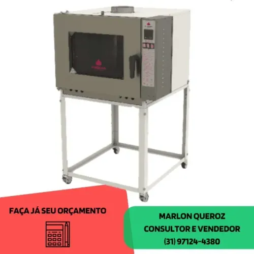 Forno Turbo 5 Esteiras Elétrico Progas
