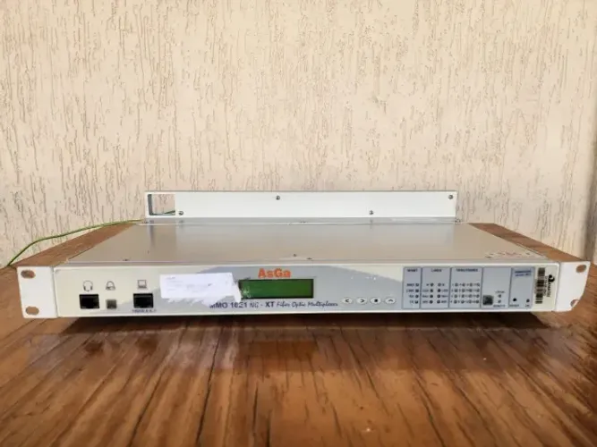 Modem e Multiplexador ASGA OPTICO 16E1 NG XT