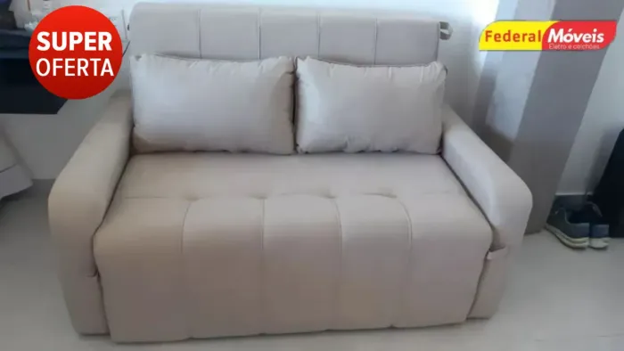 Sofá Cama 1,38m Campeão de Vendas - Entregamos