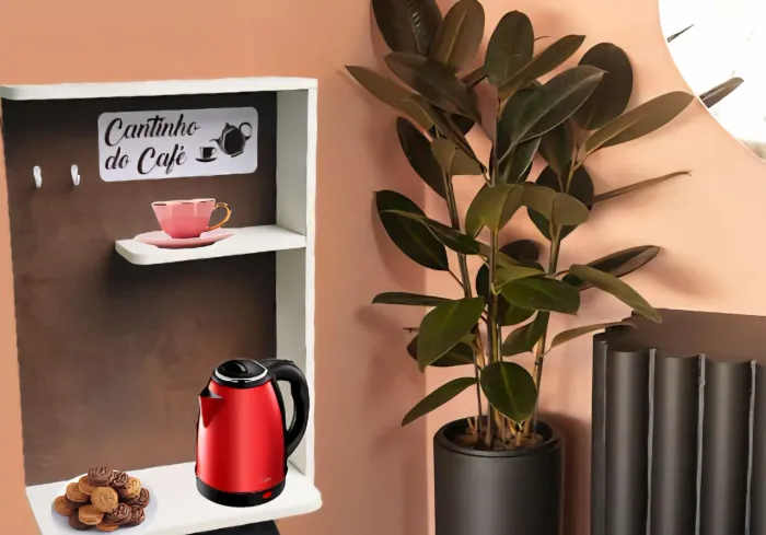 Cantinho do Café - Prateleira Decorativa