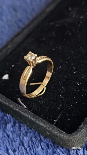 ANEL DE OURO 18K