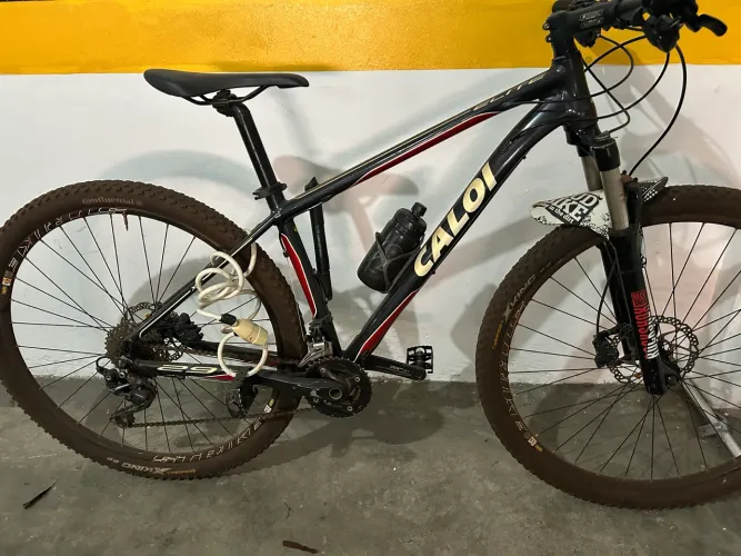 ? Caloi Elite - Suspensão RockShox + Relação Shimano Deore ? Vendo Caloi Elite