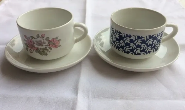 Xícaras de café/chá - Porcelana Pozzani