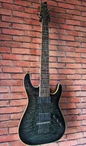 Guitarra Schecter C-7 Hellraiser Special 7 Cordas Indonésia  