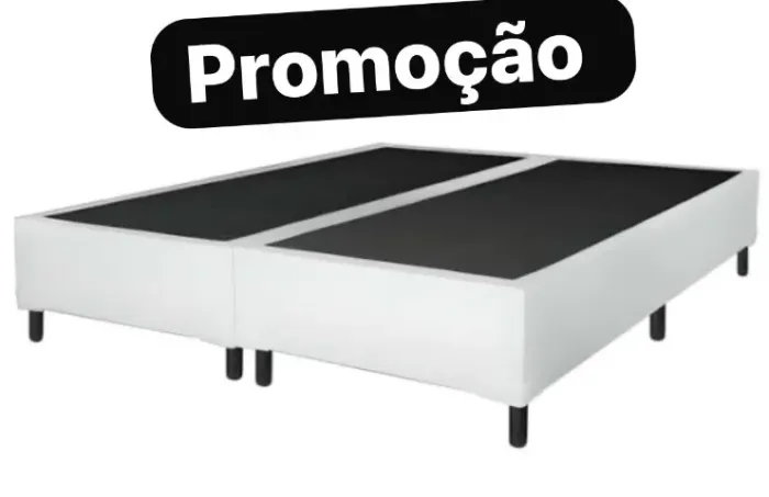 Cama box queen novo