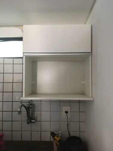 Armário de cozinha para microondas 