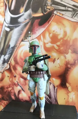 Star Wars Miniatura Original Boba Fett Tpf Toy