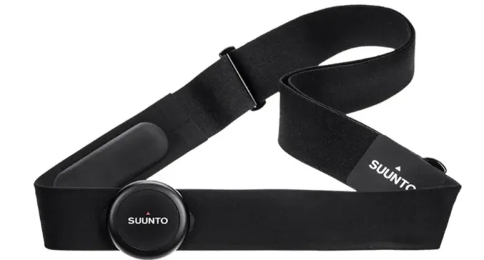 Suunto Cinta Inteligente de Frequência Cardíaca, Preto, Tamanho Único