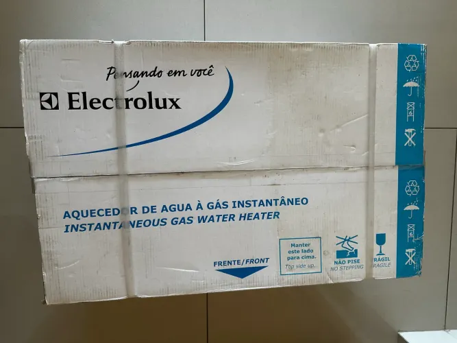 Aquecedor a gas glp 8L electrolux - nunca usado
