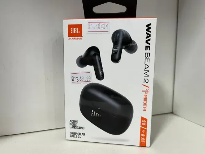 Fone de Ouvido JBL Bluetooth Wave Beam 2 Cancelamento de ruído 40H -10+30-Loja Coimbra