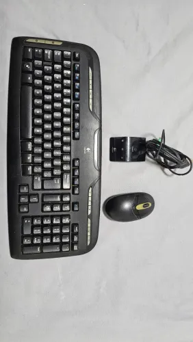 JOGO TECLADO E MOUSE SEM FIO
