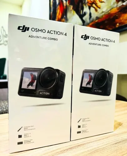 Câmera DJI Action 4 Adventure Combo Originais Lacradas Loja Fisica Pronta Entrega