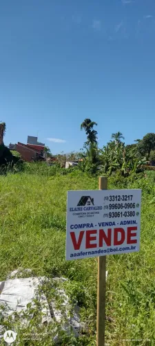 Lote a venda  tem 400 metros quadrados em Boraceia - Bertioga - SP
