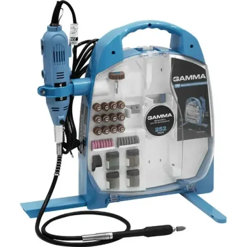MICRORRETIFICA GAMMA 130W C/KIT 252PCS 220V-Gamma