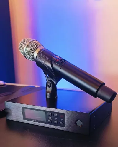 Microfone Sem Fio Shure Profissional QLXD24 SM86 ( ORIGINAL ))