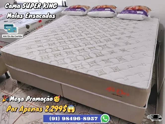 CAMA SUPER KING FIO DE OURO