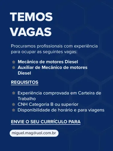 Mecanico de motores diesel 