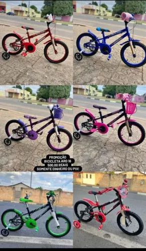 Bicicleta aro 16 masculino e feminina na promoção ?