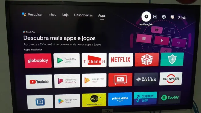 TCL android 32, aplicativos da Play store .wifi, Bluetooth. Hdmi.